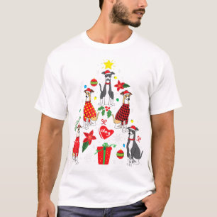 T-shirt La mère d'un chien d'ornement de Noël italien Gr