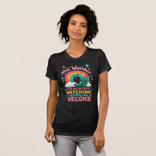 T-shirt La Merveille De L'enseignement Est De Regarder Les