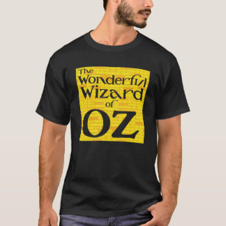 T-shirt La merveilleuse magicien d'OZ Route de brique jaun