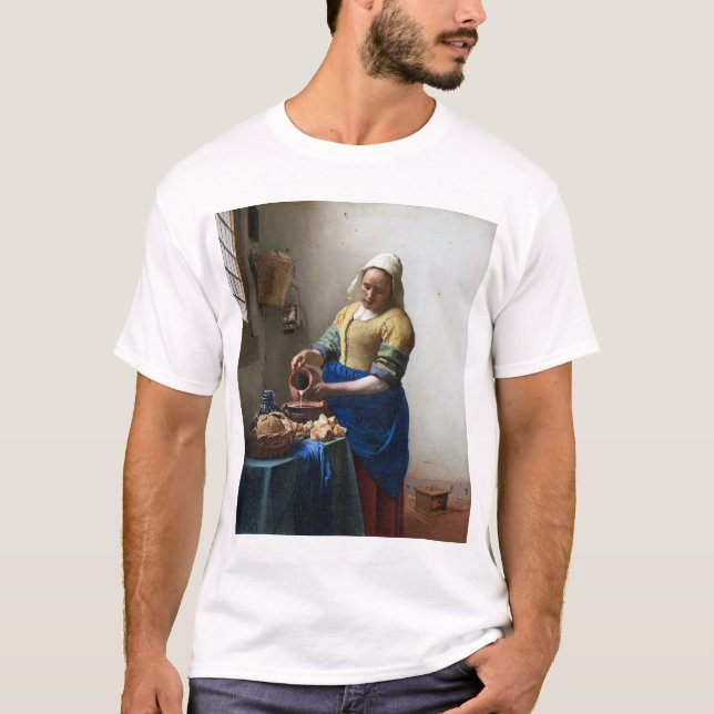 T-shirt La Milkmaid, Johannes Vermeer, 1657-1658 (Devant)