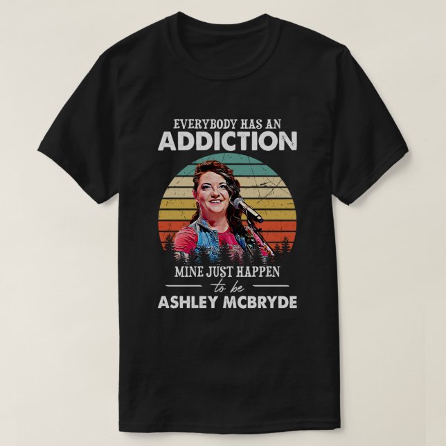 T-shirt La Mine De Cadeaux De Musique Se Trouve Être Ashle (Design devant)
