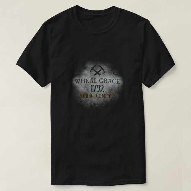 T-shirt La mine de grâce de roue de Ross Poldark essentiel (Design devant)