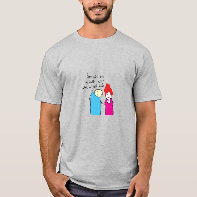 T-shirt La misère éternelle de l'amour, une relation terri (Devant)