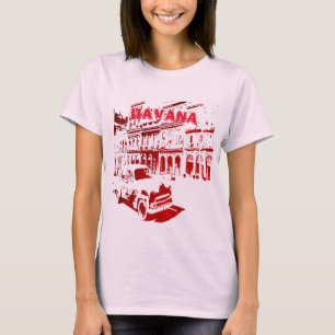 T-shirt La mode des femmes de rue du Cuba