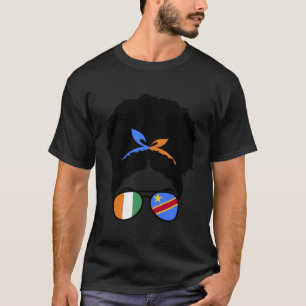 T-shirt La Moitié Ivoirienne Demi-Congolaise Afro Côte D'I
