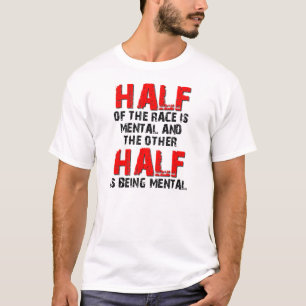 T-shirt La Moitié Race Dirt Bike Motocross Funny Shirt