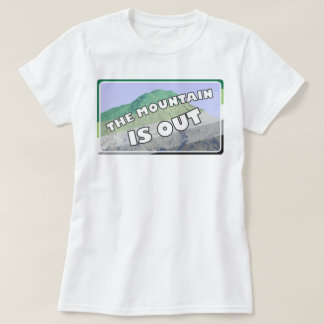 T-shirt La montagne est chemise d'Aromantic