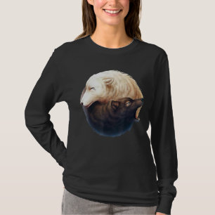 T-shirt La montagne Ying Yang Wolves