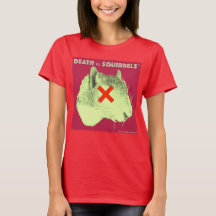 La MORT À SQUIRRELS™ t-shirt2 rouge-foncé