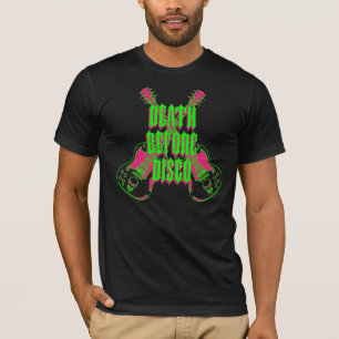 T-shirt La mort avant chemise de disco