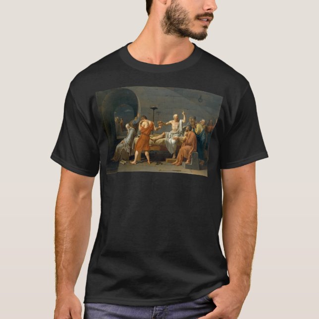 T-shirt La mort de Socrate (Devant)