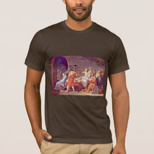 T-shirt La mort de Socrates par David Jacques-Louis