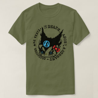 T-shirt La Mort, l'Agonie, & les Cris Cassettes et Vinyle 