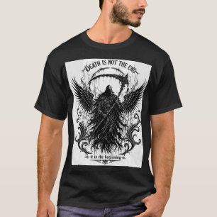 T-shirt La mort n'est pas la fin Grim Reaper gothique