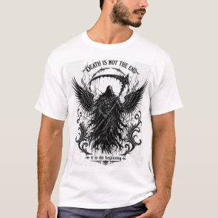 T-shirt La mort n'est pas la fin Reaper gothique