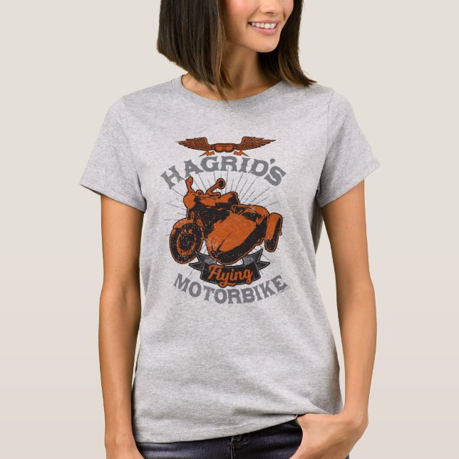T-shirt La moto volante de Hagrid (Devant)