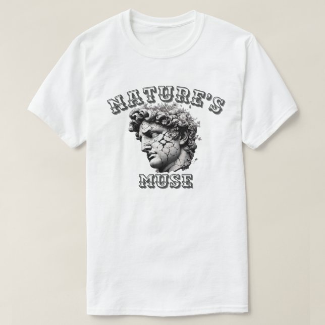 T-shirt La muse de la nature (Design devant)