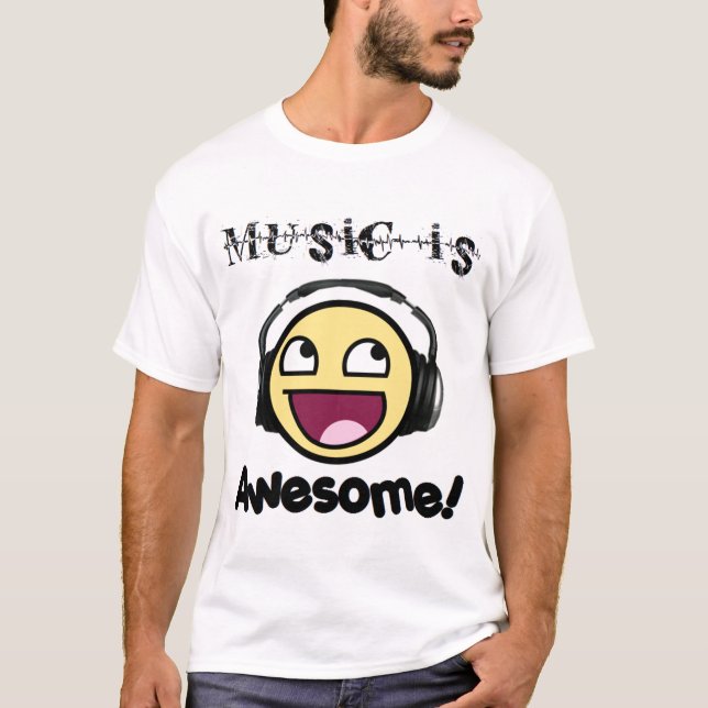 T-shirt La musique est la lumière des hommes (Devant)