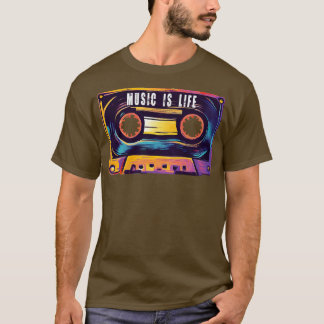 T-shirt La musique est la vie