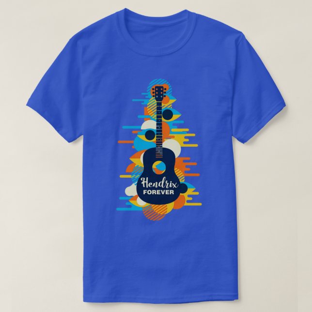 T-shirt La musique est ma langue d'amour Jimi Hendrix pour (Design devant)