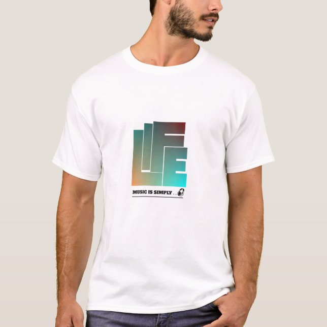 T-shirt La musique n'est qu'une vie (Devant)