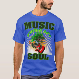 T-shirt La musique nourrit mon âme