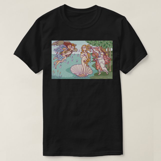 T-shirt La naissance de Vénus 14 (Design devant)