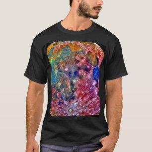 T-shirt La NASA - Galilée - lune - couleur fausse
