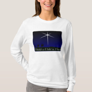T-shirt La nativité un enfant est née
