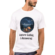 La nature a appelé, j'ai répondu