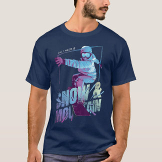 T-SHIRT LA NEIGE ET LA MONTAGNE