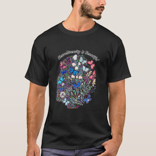 T-shirt La neurodiversité est belle SPED Enseignant Autism (Devant)