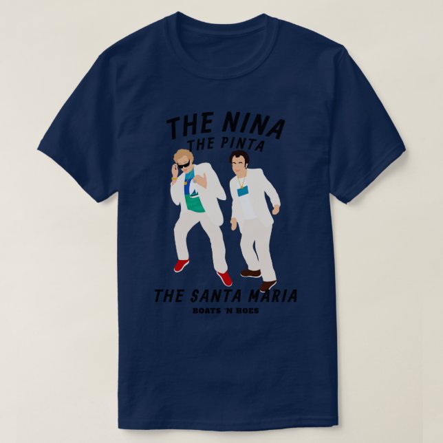 T-shirt La Nina La Pinta La Père Noël Maria (Design devant)
