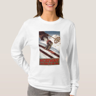 T-shirt La Norvège - la maison du ski