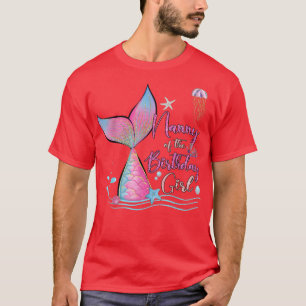 T-shirt La Nounou De L'Anniversaire Fille Sirène Famille M