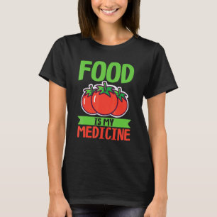 T-shirt La nourriture est mon médicament Nutritionniste Al