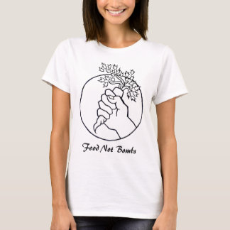 T-shirt la nourriture pas bombarde le débardeur