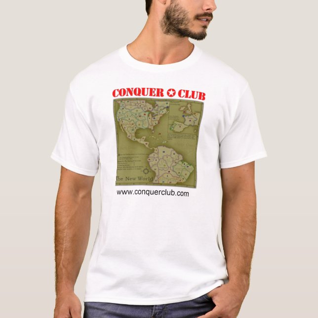 T-shirt La nouvelle carte du monde (Devant)