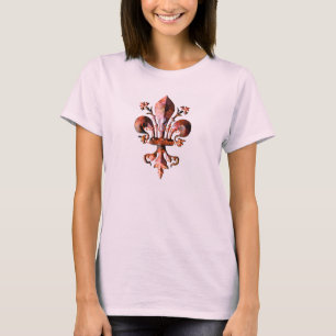 T-shirt La Nouvelle-Orléans Fleur antique de lis