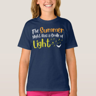 T-shirt La nuit d'été a un sourire léger