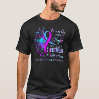 T-shirt La nuit finira & Le soleil se lèvera Pré-suicide