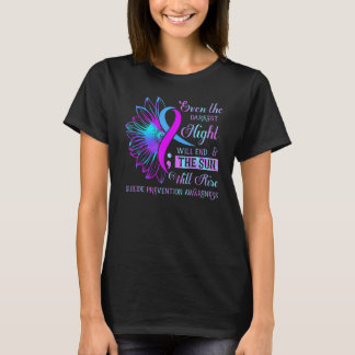 T-shirt La nuit finira & le soleil se lèvera Prévention du