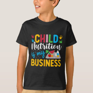 T-shirt La nutrition de l'enfant est mon déjeuner d'affair