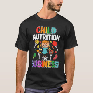 T-shirt La nutrition infantile est ma école d'affaires Caf