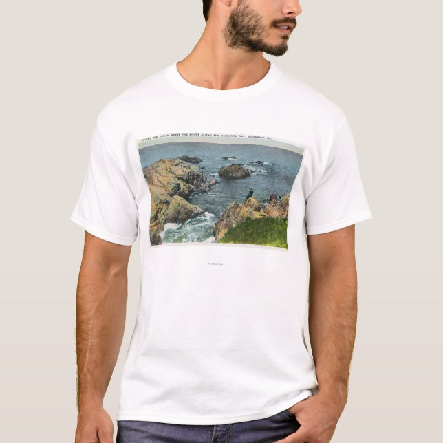T-shirt Là où l'océan rencontre le rivage (Devant)