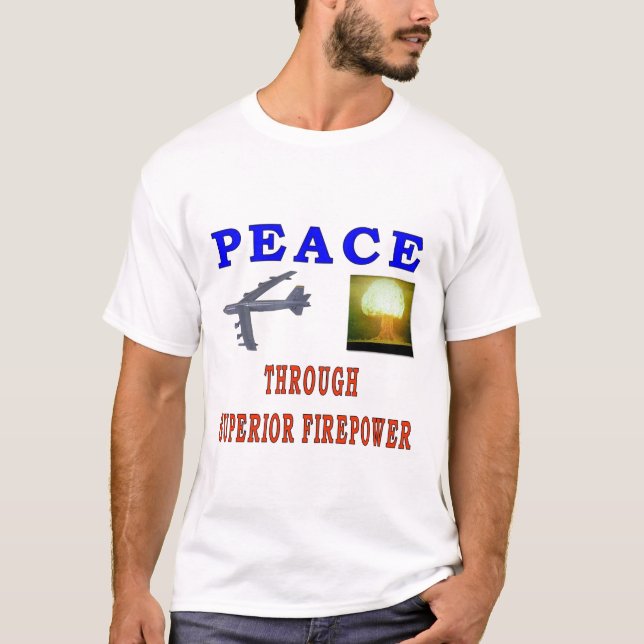 T-SHIRT LA PAIX À TRAVERS (Devant)
