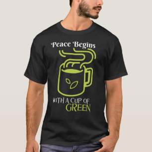T-shirt La Paix commence avec la Coupe du Vert — Sips sere