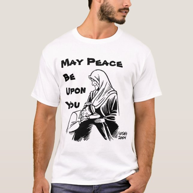 T-shirt La paix de mai soit sur vous (Devant)