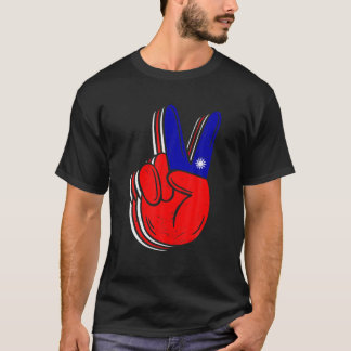 T-shirt La Paix Pour Taiwan Vintage Taiwan Victoire Taïwan