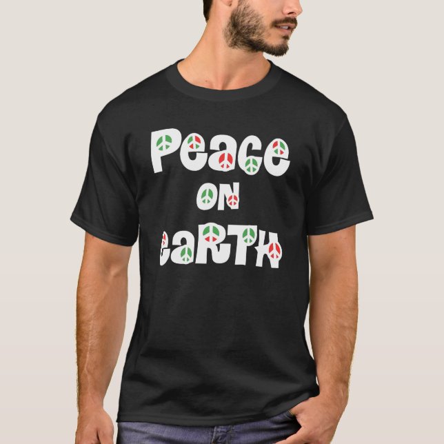 T-shirt La Paix sur Terre Noël (Devant)